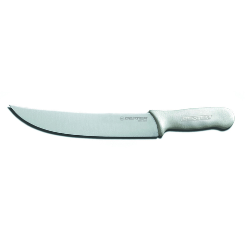 Sani-Safe (05533) Cimeter Steak Knife, 10'', stain-free, high-carbon steel, non-slip, textured, poly