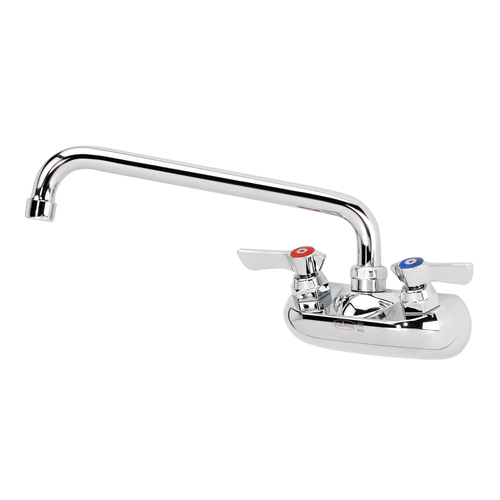 Krowne Commercial Series Faucet, splash-mounted, 4'' centers, swing spout, 10'' long, low lead complia