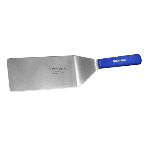 Picture of Dexter Russell S289-8H-PCP Sani-Safe® Cool Blue™ (19733H) Steak Turner 8" x 4" heat resistant handle up to 500°