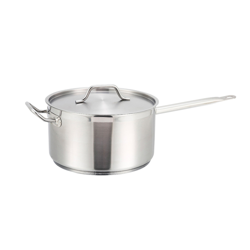 Picture of Winco SSSP-10 Premium Sauce Pan 10 qt. 11" dia. x 6-1/8"H