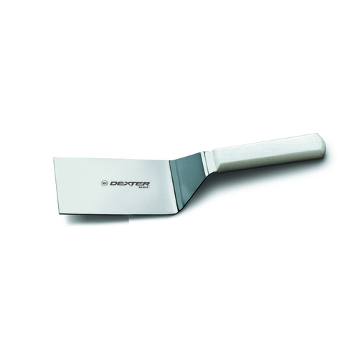 RUSSELL. INTERNATIONAL (31645) 6'' X 3'' square end hamburger turner. Stainless steel, offset blade wi