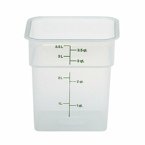 Picture of Cambro 4SFSPP190 CamSquare® Food Container 4 qt. 7-1/4"L x 7-1/4"W x 7-3/8"H