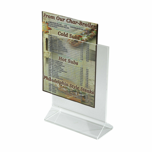 Picture of Winco ATCH-57 Card holder 5" x 7" acrylic