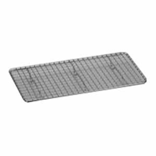 Pan Grate, 5'' X 10'' , chrome plated steel wire construction